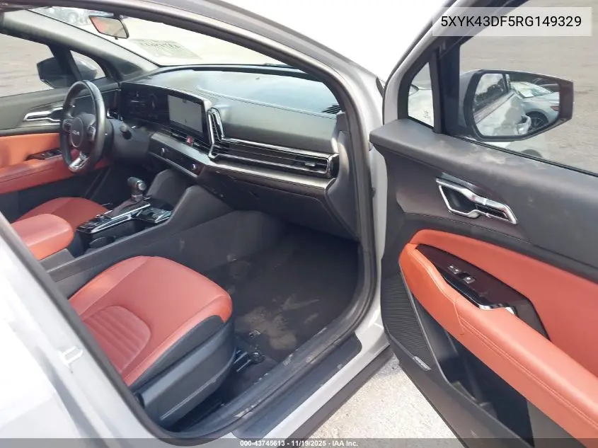 5XYK43DF5RG149329 2024 Kia Sportage Sx