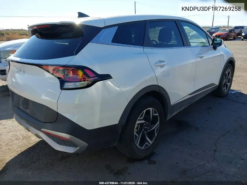 KNDPU3DF1R7269258 2024 Kia Sportage Lx
