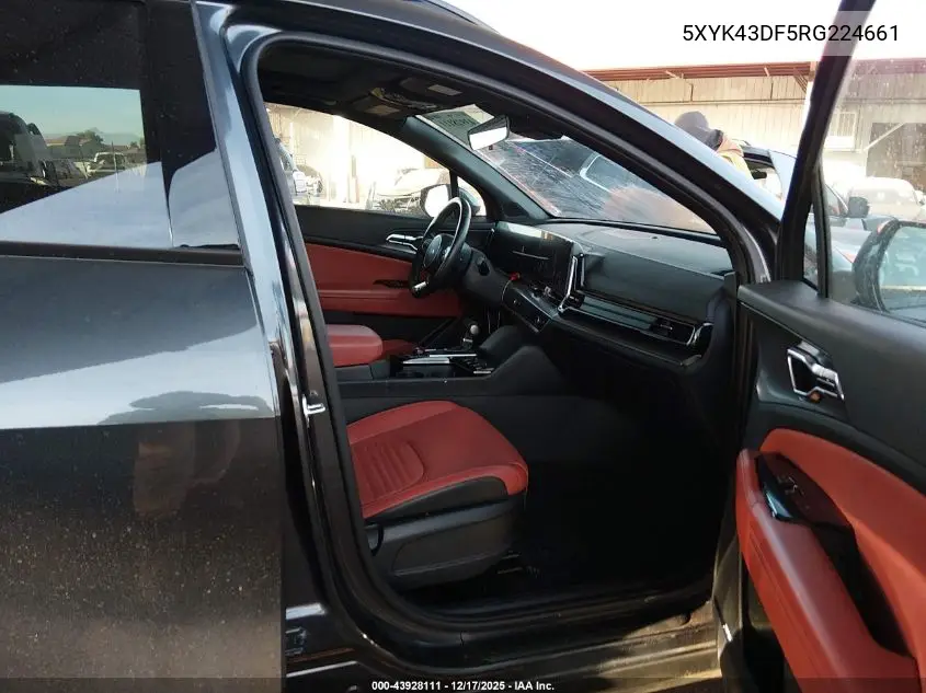 5XYK43DF5RG224661 2024 Kia Sportage Sx