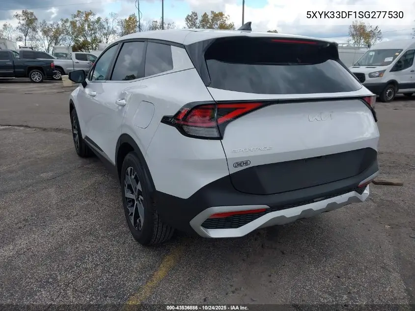 5XYK33DF1SG277530 2025 Kia Sportage Ex