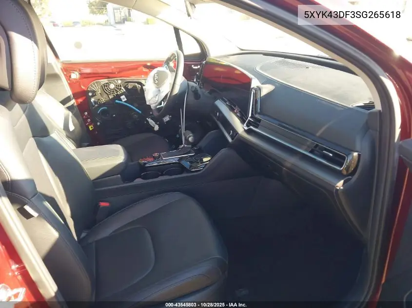 5XYK43DF3SG265618 2025 Kia Sportage Sx