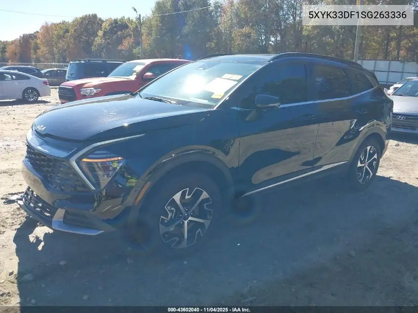 5XYK33DF1SG263336 2025 Kia Sportage Ex