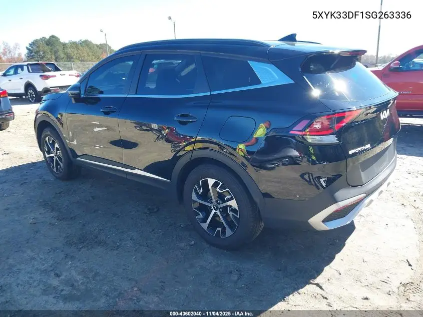 5XYK33DF1SG263336 2025 Kia Sportage Ex