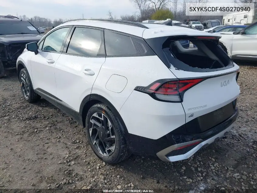 5XYK5CDF4SG270940 2025 Kia Sportage Sx-Prestige