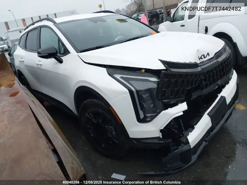 KNDPUCDF7T7442482 2026 Kia Sportage Lx