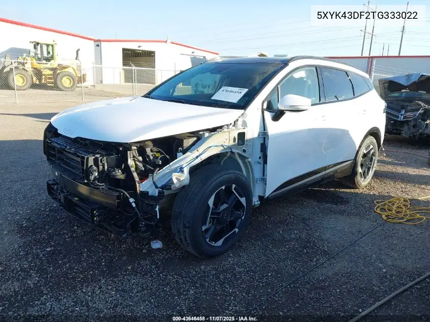 5XYK43DF2TG333022 2026 Kia Sportage Sx