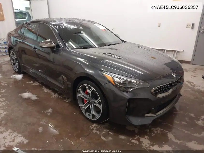 KNAE45LC9J6036357 2018 Kia Stinger Gt1