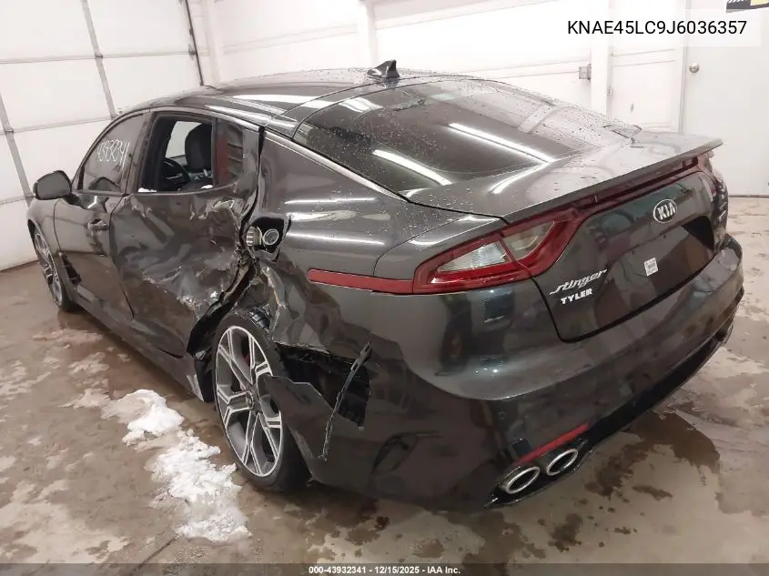 KNAE45LC9J6036357 2018 Kia Stinger Gt1