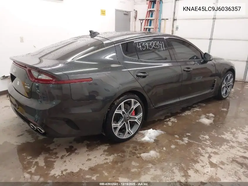 KNAE45LC9J6036357 2018 Kia Stinger Gt1