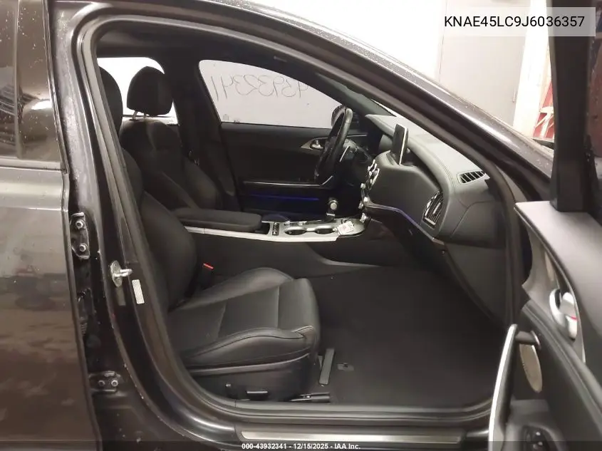 KNAE45LC9J6036357 2018 Kia Stinger Gt1