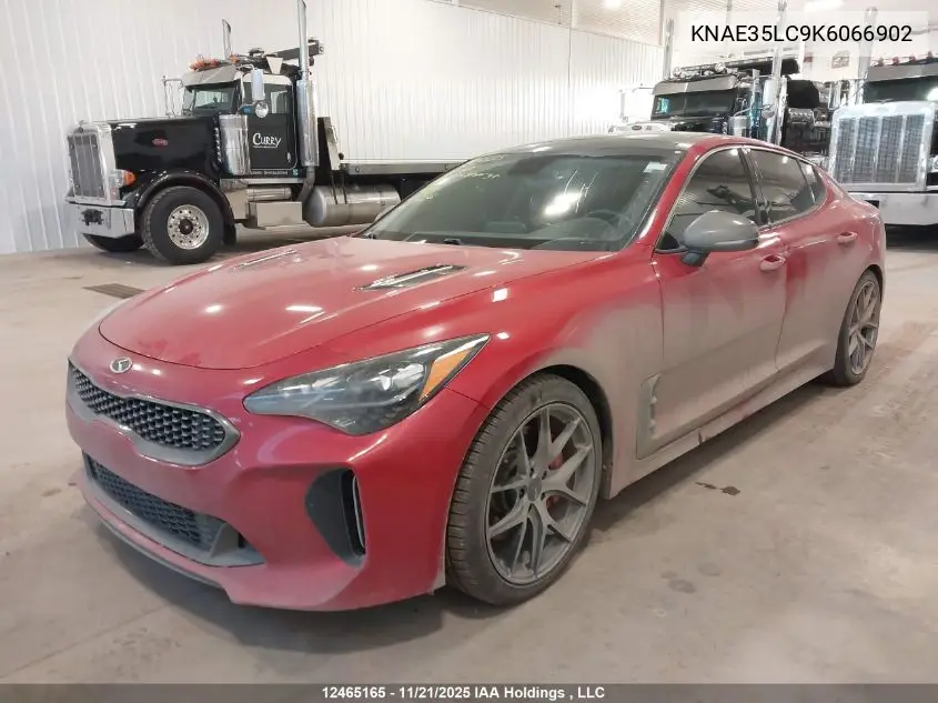 KNAE35LC9K6066902 2019 Kia Stinger Gt