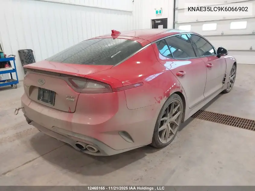 KNAE35LC9K6066902 2019 Kia Stinger Gt