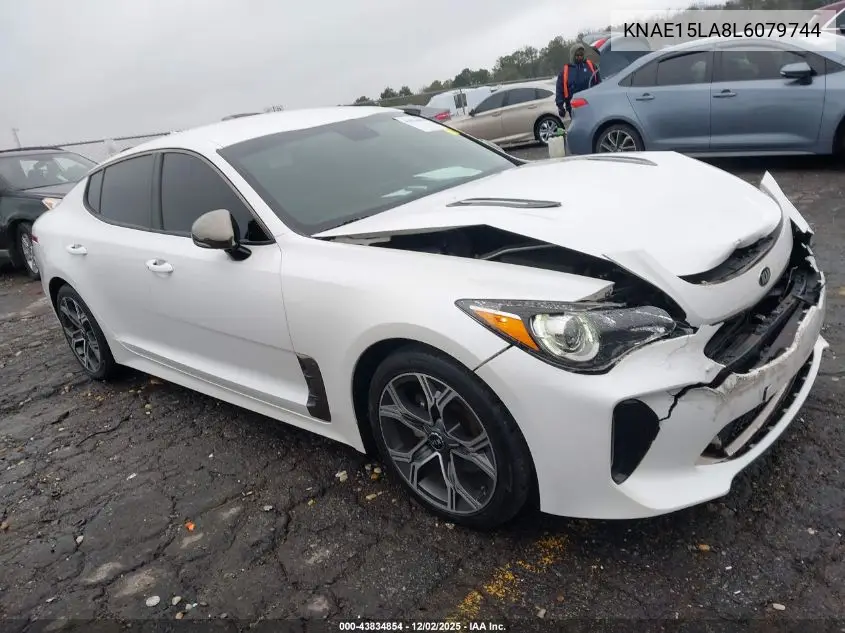 KNAE15LA8L6079744 2020 Kia Stinger Gt-Line