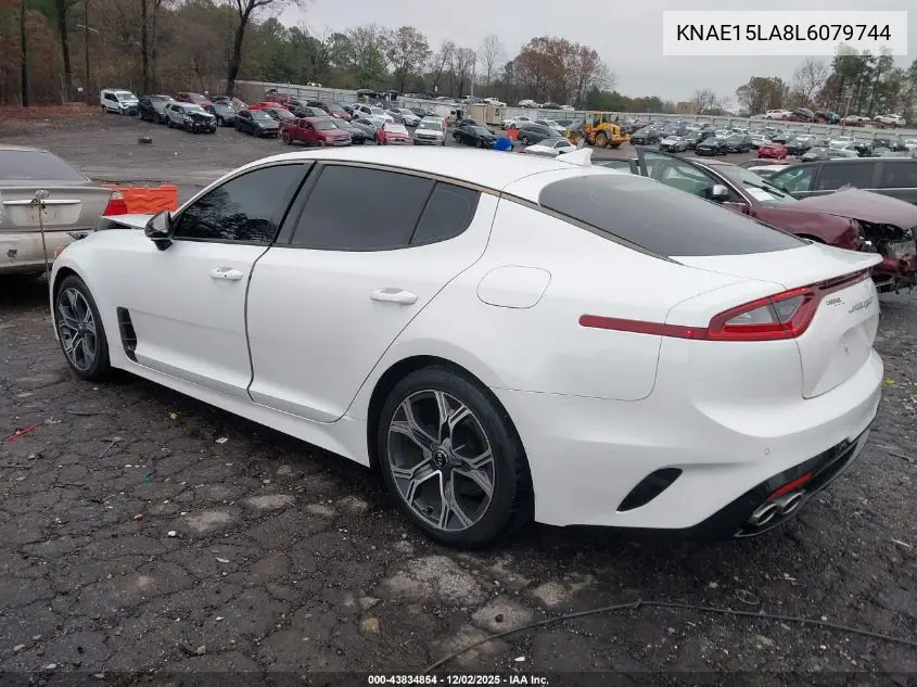 KNAE15LA8L6079744 2020 Kia Stinger Gt-Line