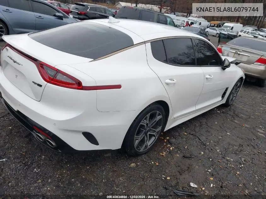 KNAE15LA8L6079744 2020 Kia Stinger Gt-Line
