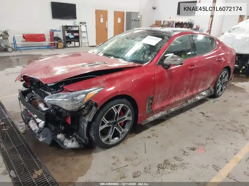 KNAE45LC1L6072174 2020 Kia Stinger Gt1