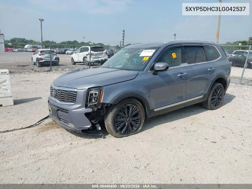 5XYP5DHC3LG042537 2020 Kia Telluride Sx