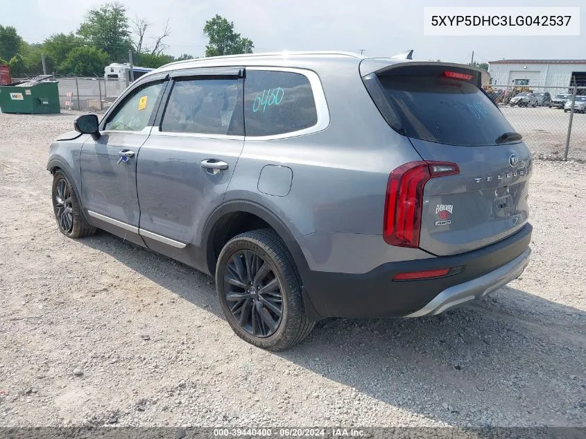 5XYP5DHC3LG042537 2020 Kia Telluride Sx