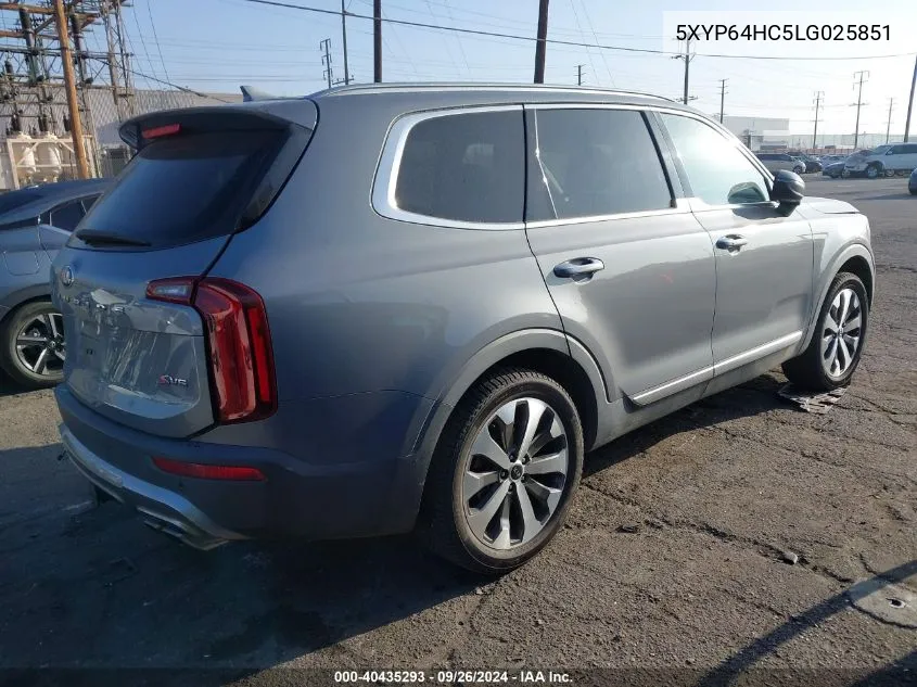 5XYP64HC5LG025851 2020 Kia Telluride S