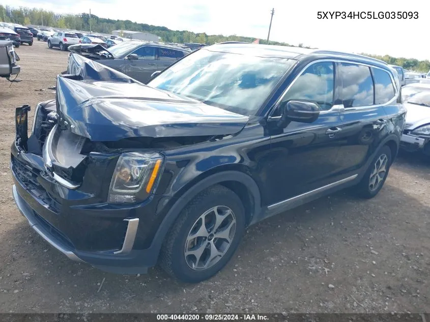 5XYP34HC5LG035093 2020 Kia Telluride Ex