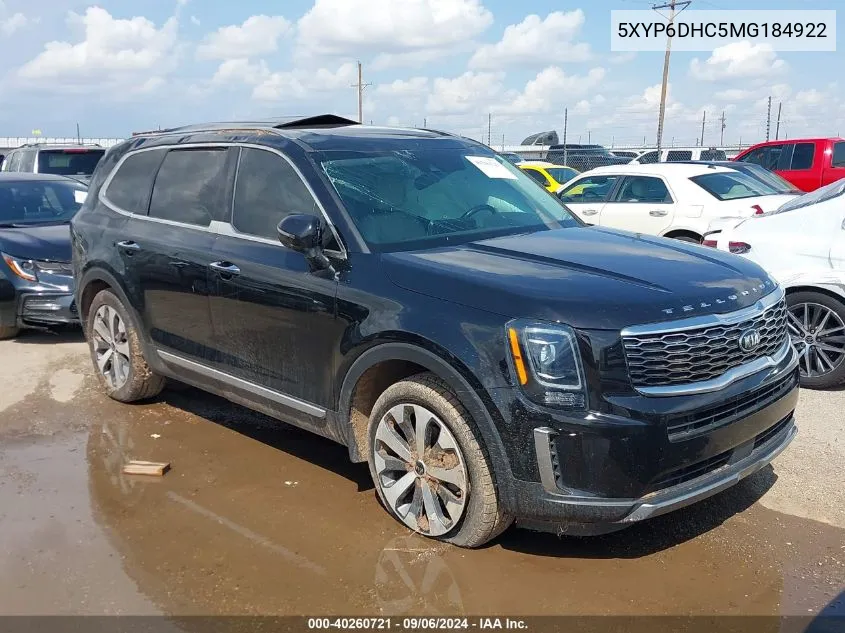 5XYP6DHC5MG184922 2021 Kia Telluride S