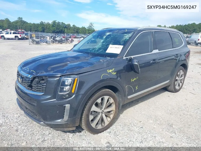 5XYP34HC5MG169247 2021 Kia Telluride Ex