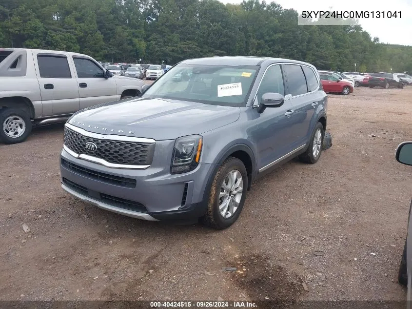 5XYP24HC0MG131041 2021 Kia Telluride Lx