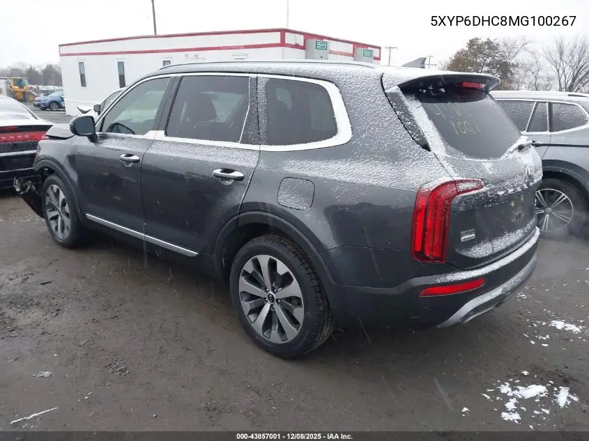 5XYP6DHC8MG100267 2021 Kia Telluride S