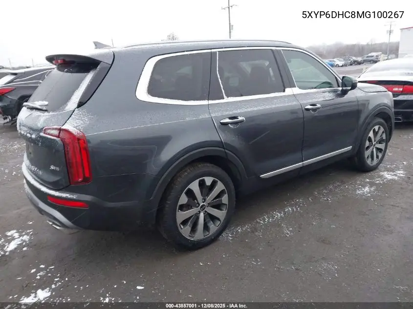 5XYP6DHC8MG100267 2021 Kia Telluride S