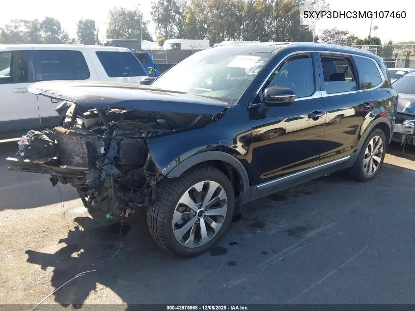 5XYP3DHC3MG107460 2021 Kia Telluride Ex
