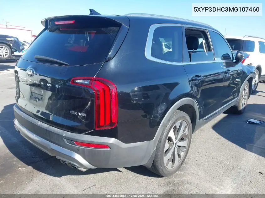 5XYP3DHC3MG107460 2021 Kia Telluride Ex