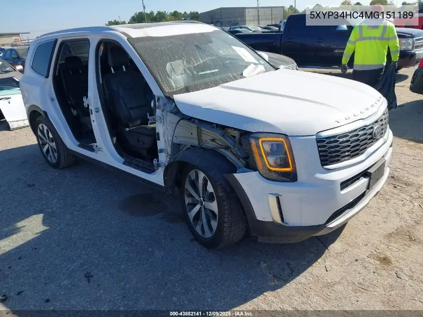 5XYP34HC4MG151189 2021 Kia Telluride Ex