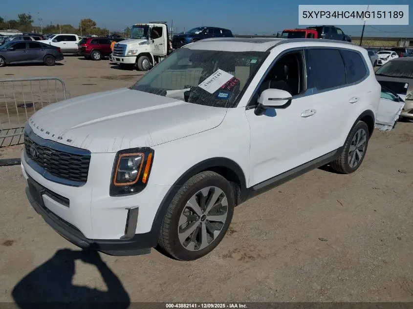 5XYP34HC4MG151189 2021 Kia Telluride Ex