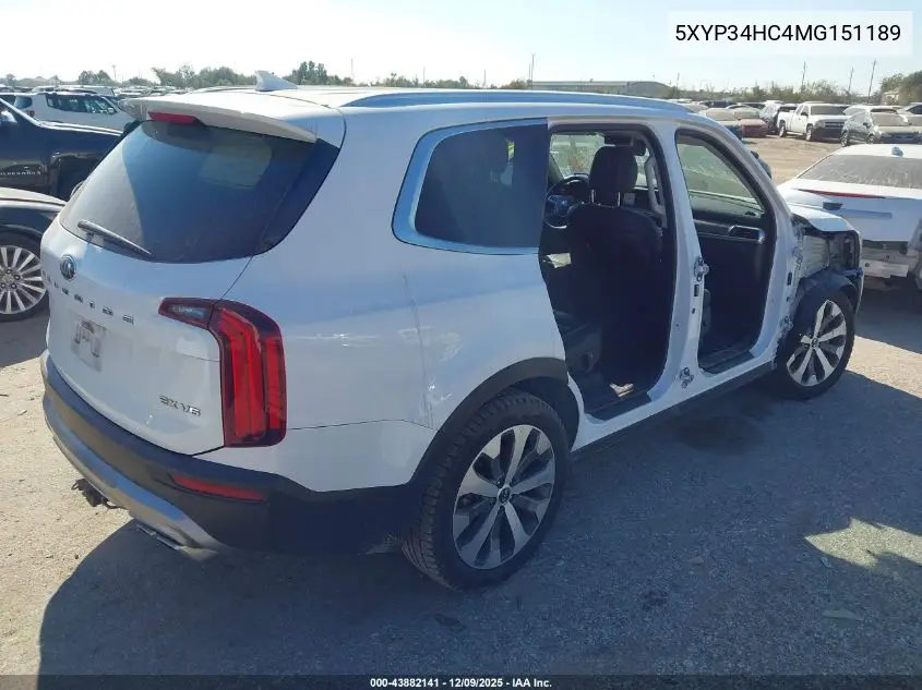 5XYP34HC4MG151189 2021 Kia Telluride Ex