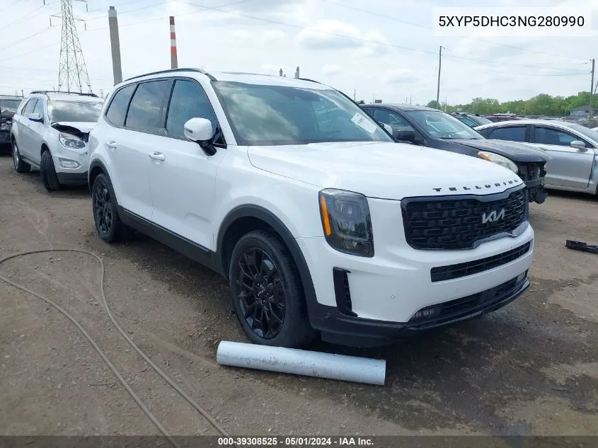 5XYP5DHC3NG280990 2022 Kia Telluride Sx