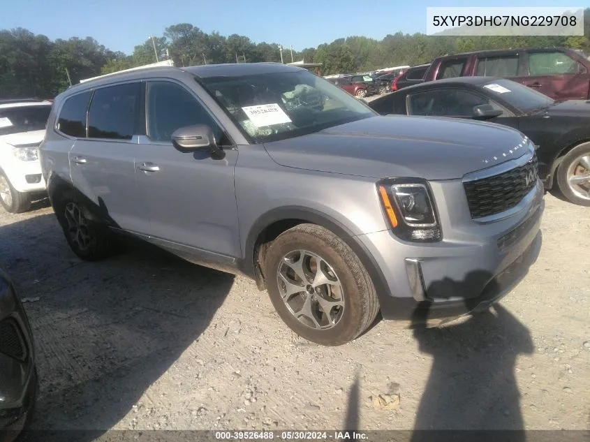 5XYP3DHC7NG229708 2022 Kia Telluride Ex