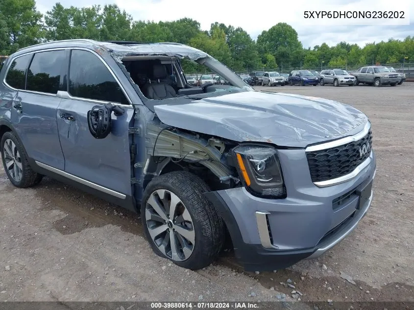 5XYP6DHC0NG236202 2022 Kia Telluride S