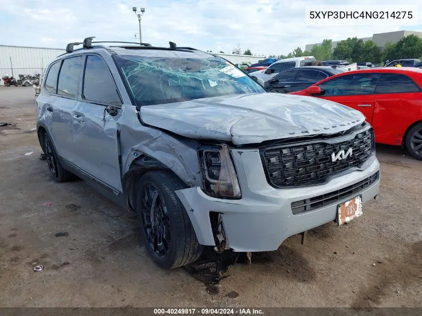 5XYP3DHC4NG214275 2022 Kia Telluride Ex