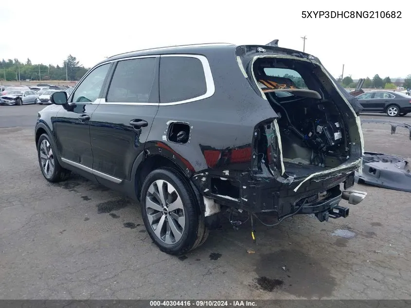 5XYP3DHC8NG210682 2022 Kia Telluride Ex