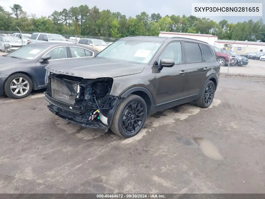 5XYP3DHC8NG281655 2022 Kia Telluride Ex