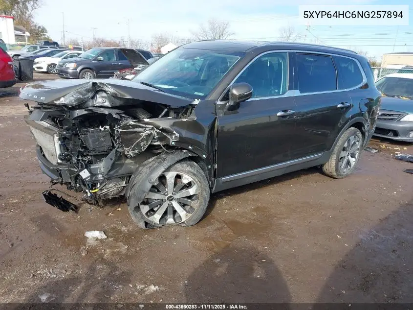 5XYP64HC6NG257894 2022 Kia Telluride S