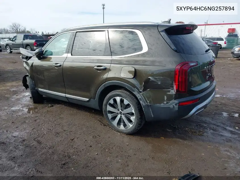 5XYP64HC6NG257894 2022 Kia Telluride S
