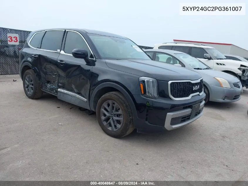 5XYP24GC2PG361007 2023 Kia Telluride Lx