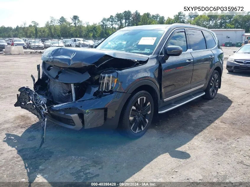 5XYP5DGC6PG359672 2023 Kia Telluride Sx Prestige