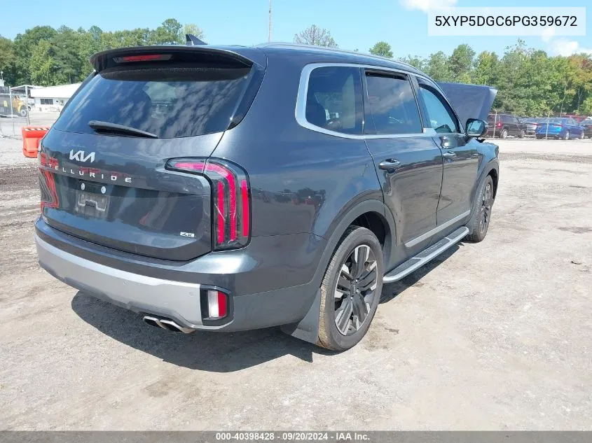 5XYP5DGC6PG359672 2023 Kia Telluride Sx Prestige