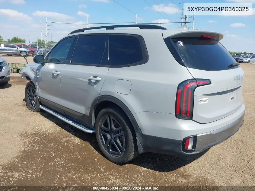 5XYP3DGC4PG360325 2023 Kia Telluride Ex/Ex X-Line