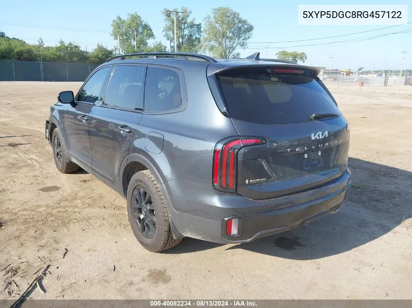 5XYP5DGC8RG457122 2024 Kia Telluride Sx Prestige X-Pro