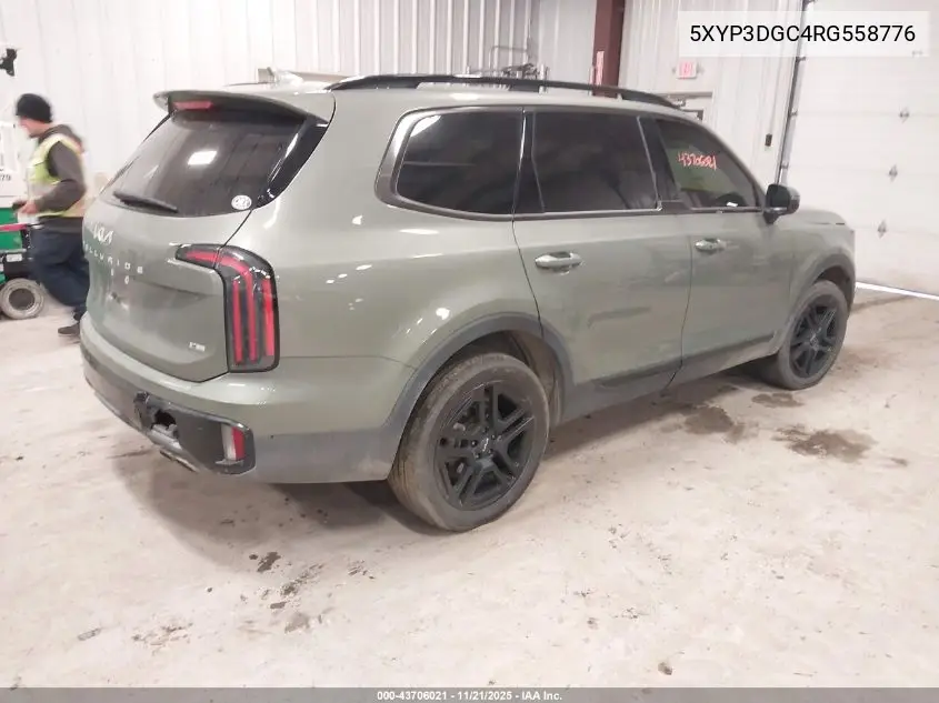 5XYP3DGC4RG558776 2024 Kia Telluride Ex X-Line