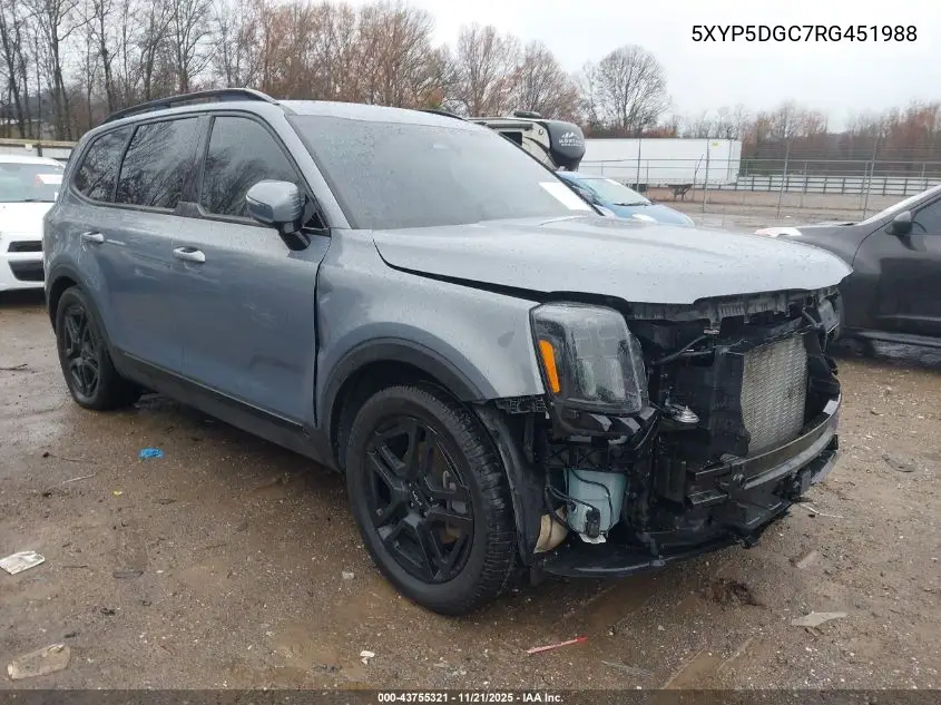 5XYP5DGC7RG451988 2024 Kia Telluride Sx Prestige X-Line