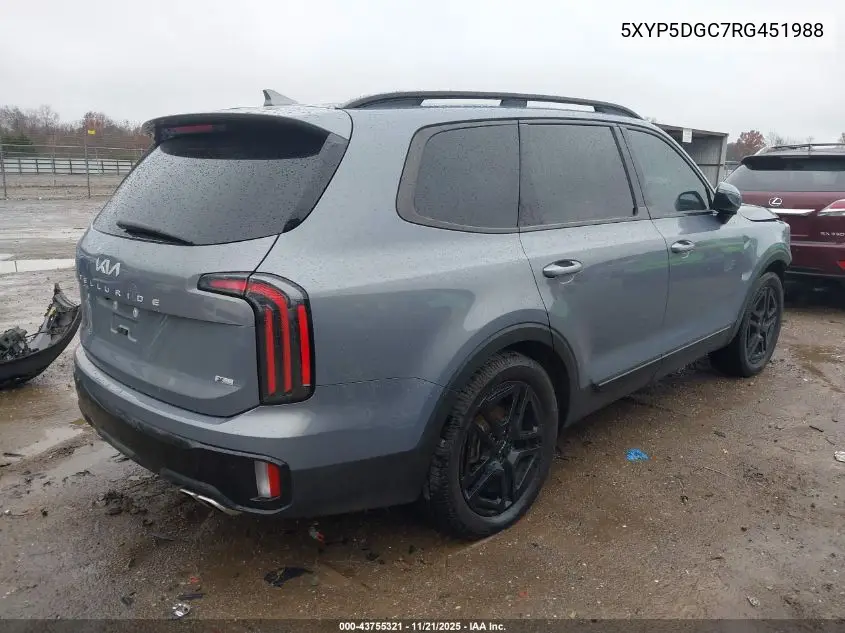 5XYP5DGC7RG451988 2024 Kia Telluride Sx Prestige X-Line